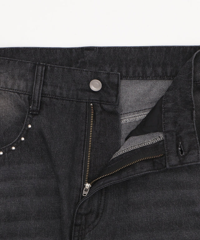 ロゴデニムバギーパンツ