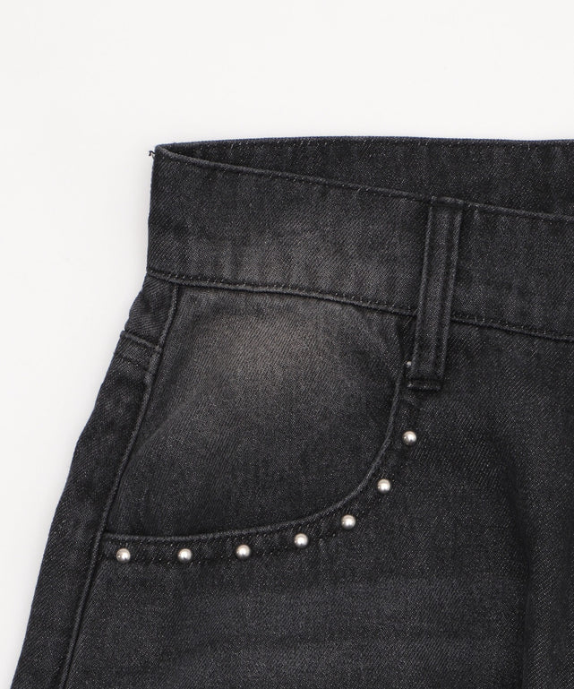 ロゴデニムバギーパンツ