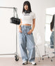 デニム中濃 モデル：160cm M着用
