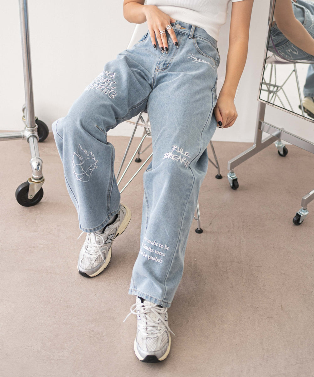 デニム中濃 モデル：160cm M着用