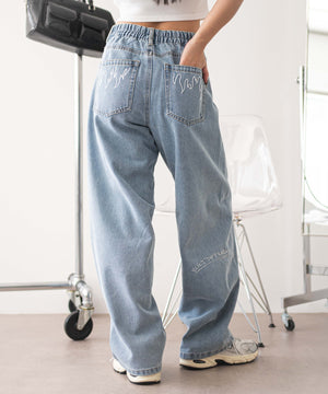 デニム中濃 モデル：160cm M着用