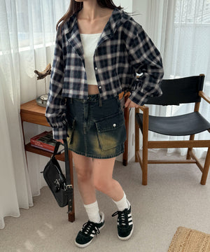 ネイビー モデル：158cm F着用