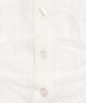 ギャザーデザインノースリーブブラウス