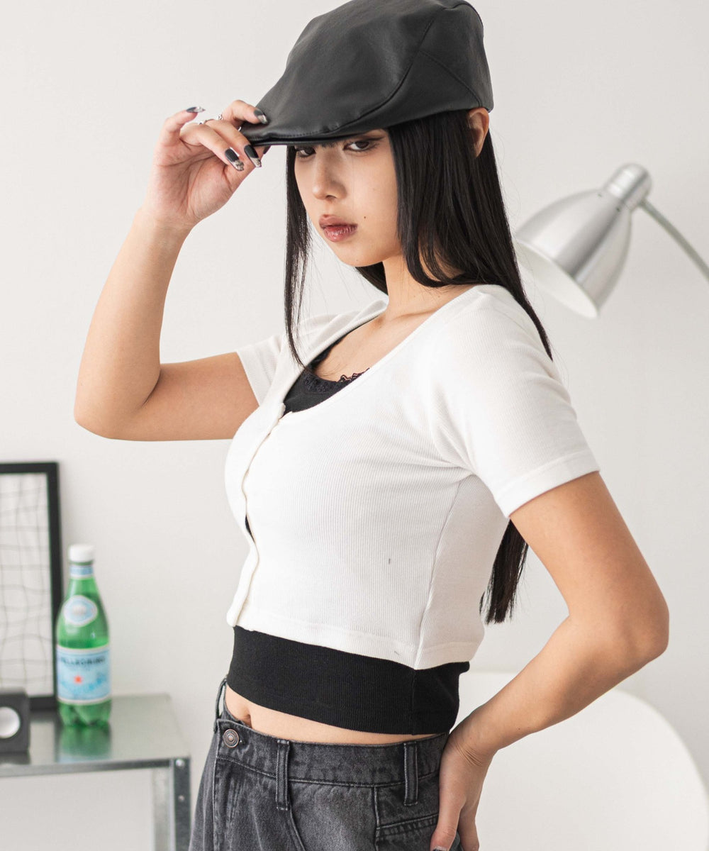 ホワイト モデル：160cm F着用