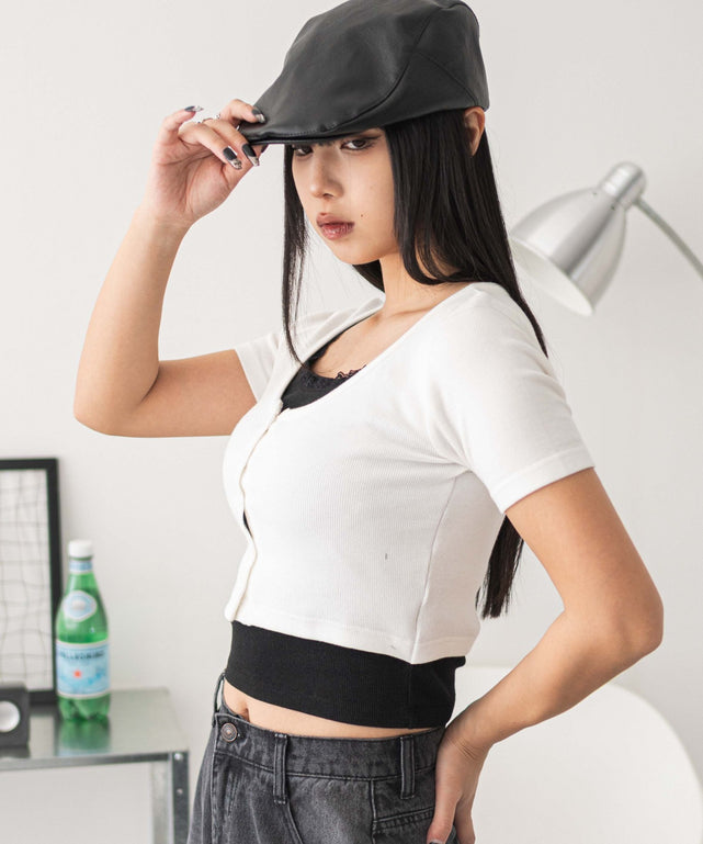 ホワイト モデル：160cm F着用