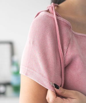 ヴィンテージウォッシュオフショルちびT