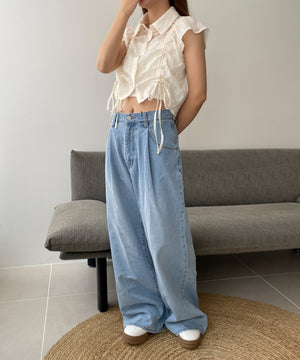 ホワイトアイボリー　モデル:157cm F着用