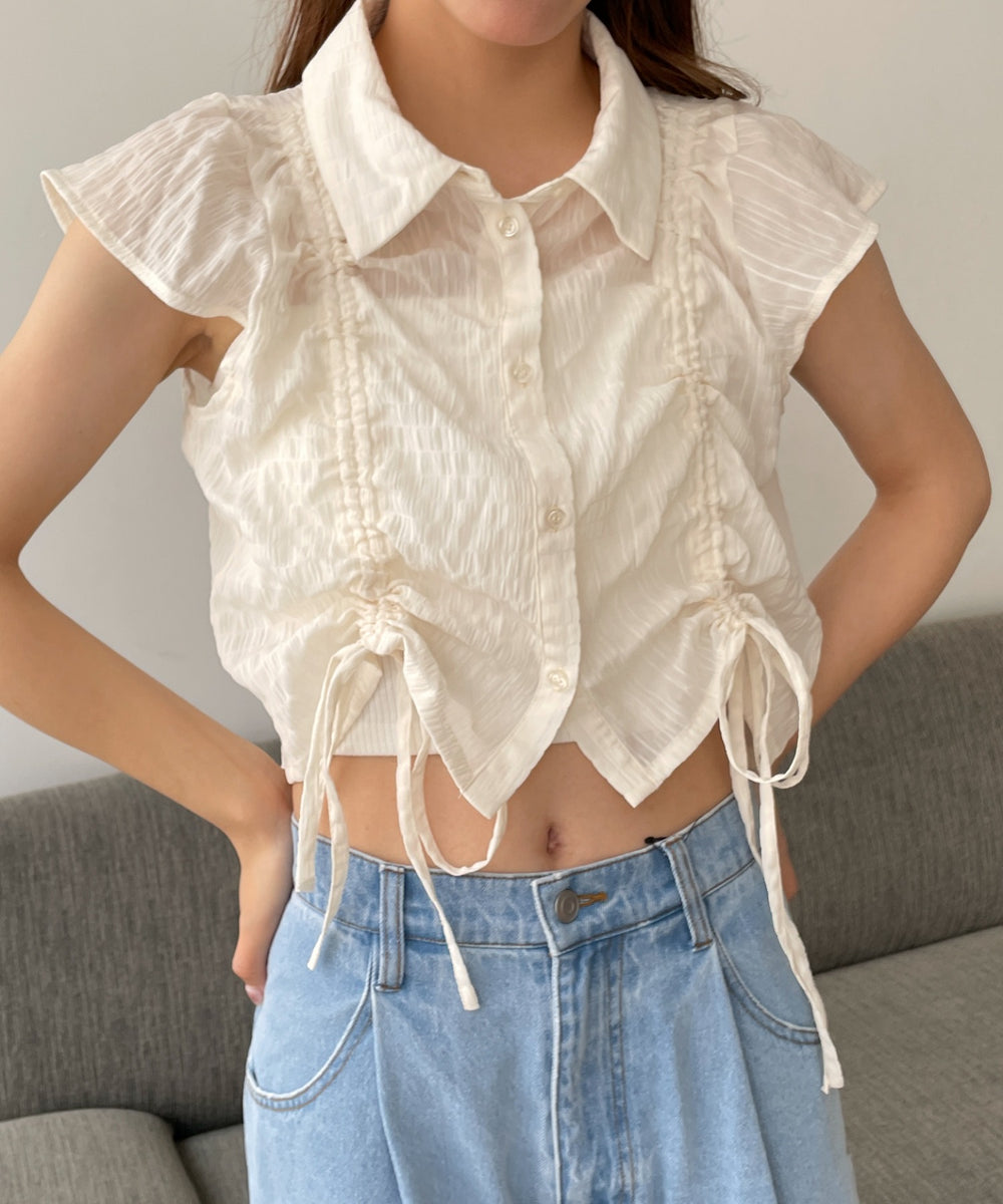 ホワイトアイボリー　モデル:157cm F着用