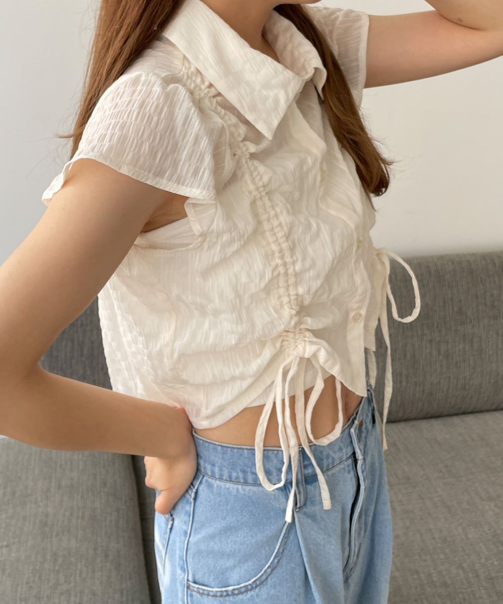 ホワイトアイボリー　モデル:157cm F着用