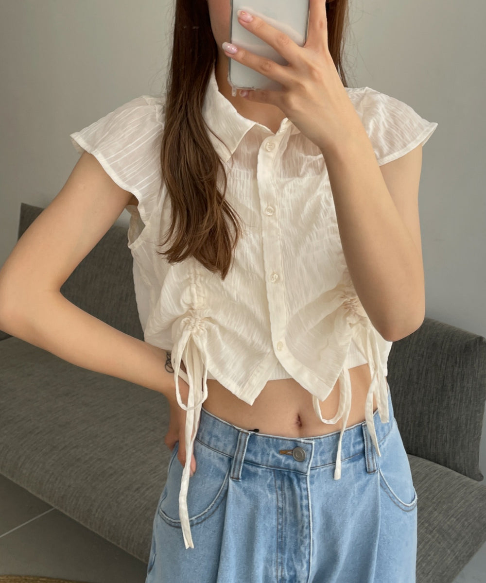 ホワイトアイボリー　モデル:157cm F着用