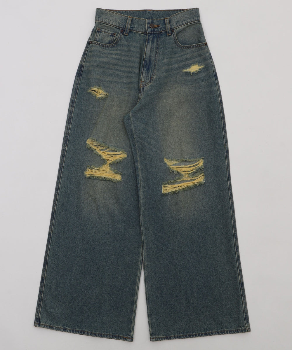 デニム中濃加工