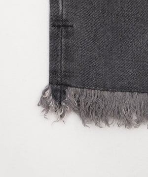 フリンジロングスリットデニムスカート