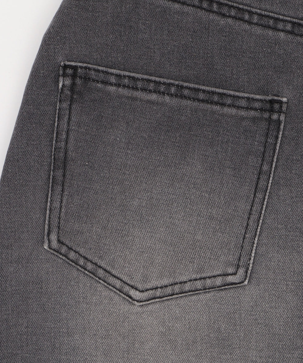 フリンジロングスリットデニムスカート