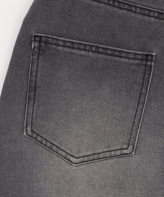 フリンジロングスリットデニムスカート