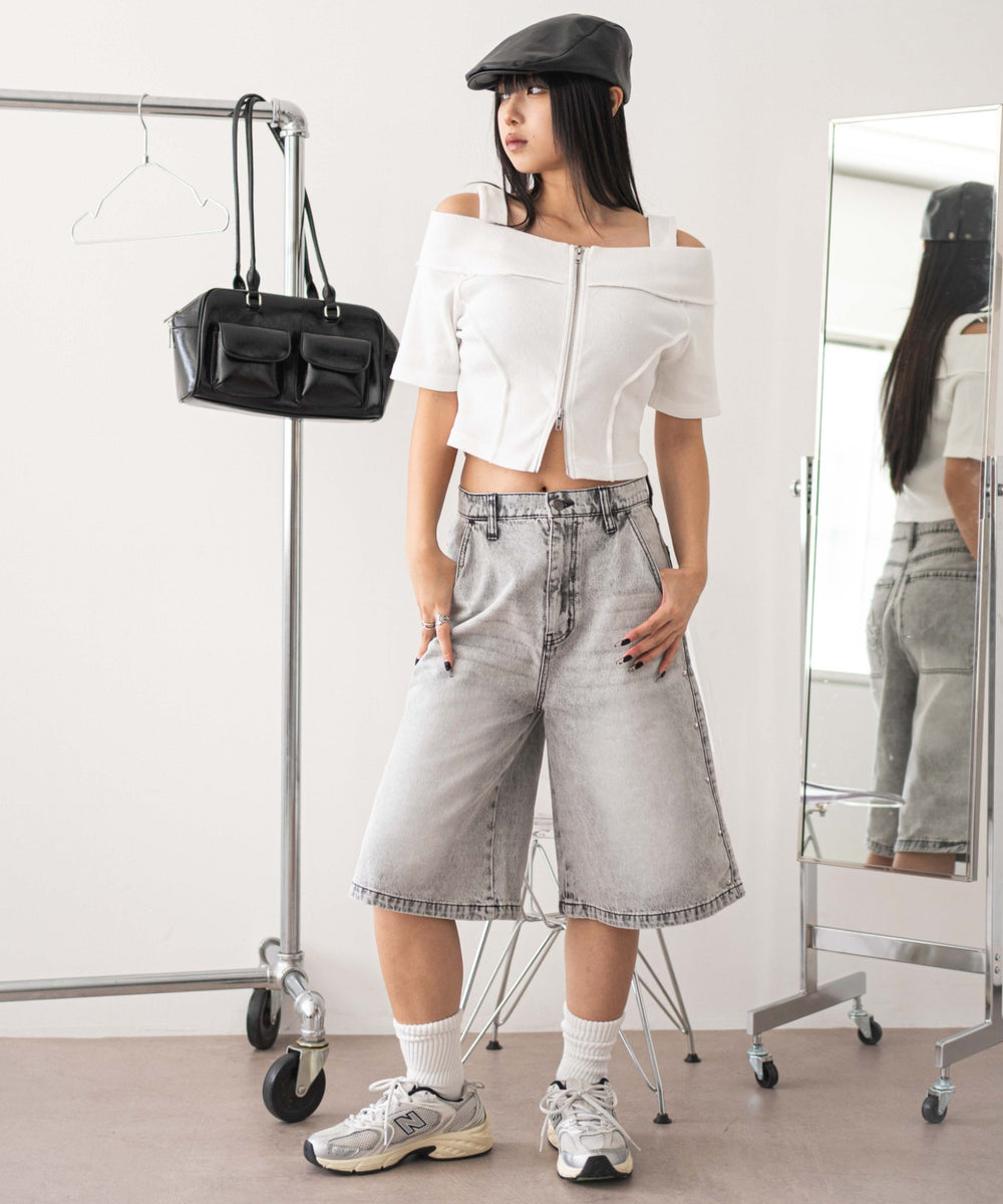 ホワイト モデル：160cm F着用