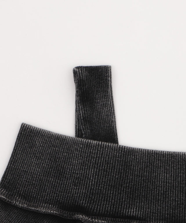 オフショルWジップトップス