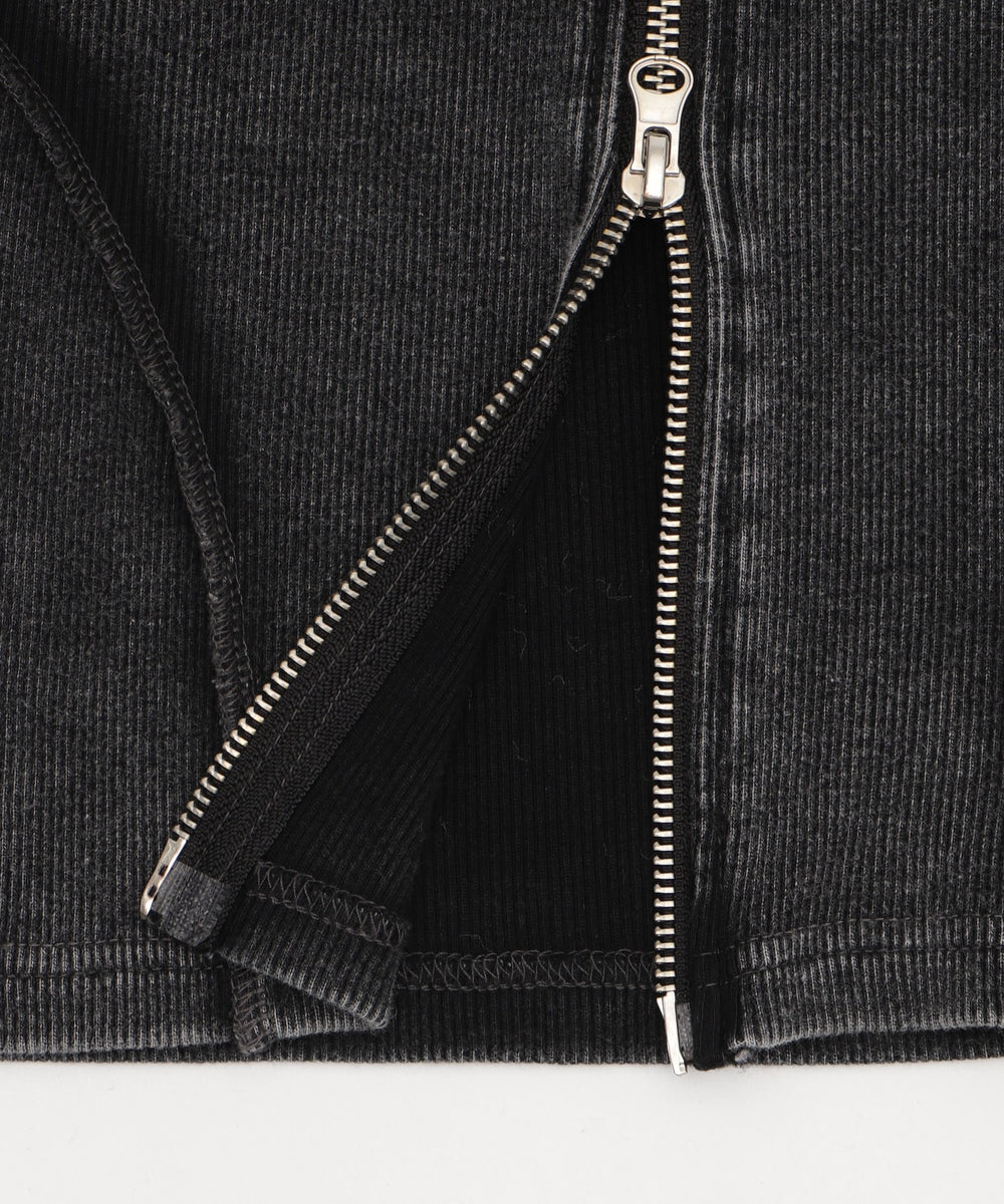 オフショルWジップトップス