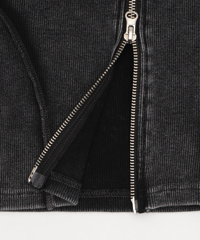 オフショルWジップトップス