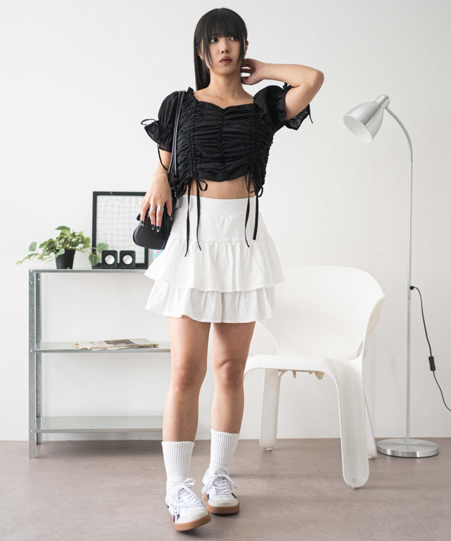 ホワイト モデル：160cm F着用