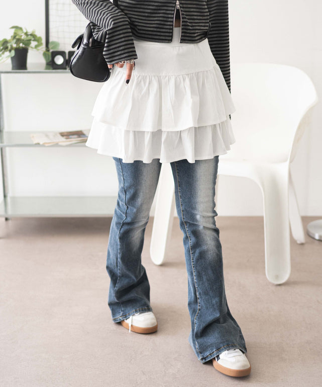 ホワイト モデル：160cm F着用