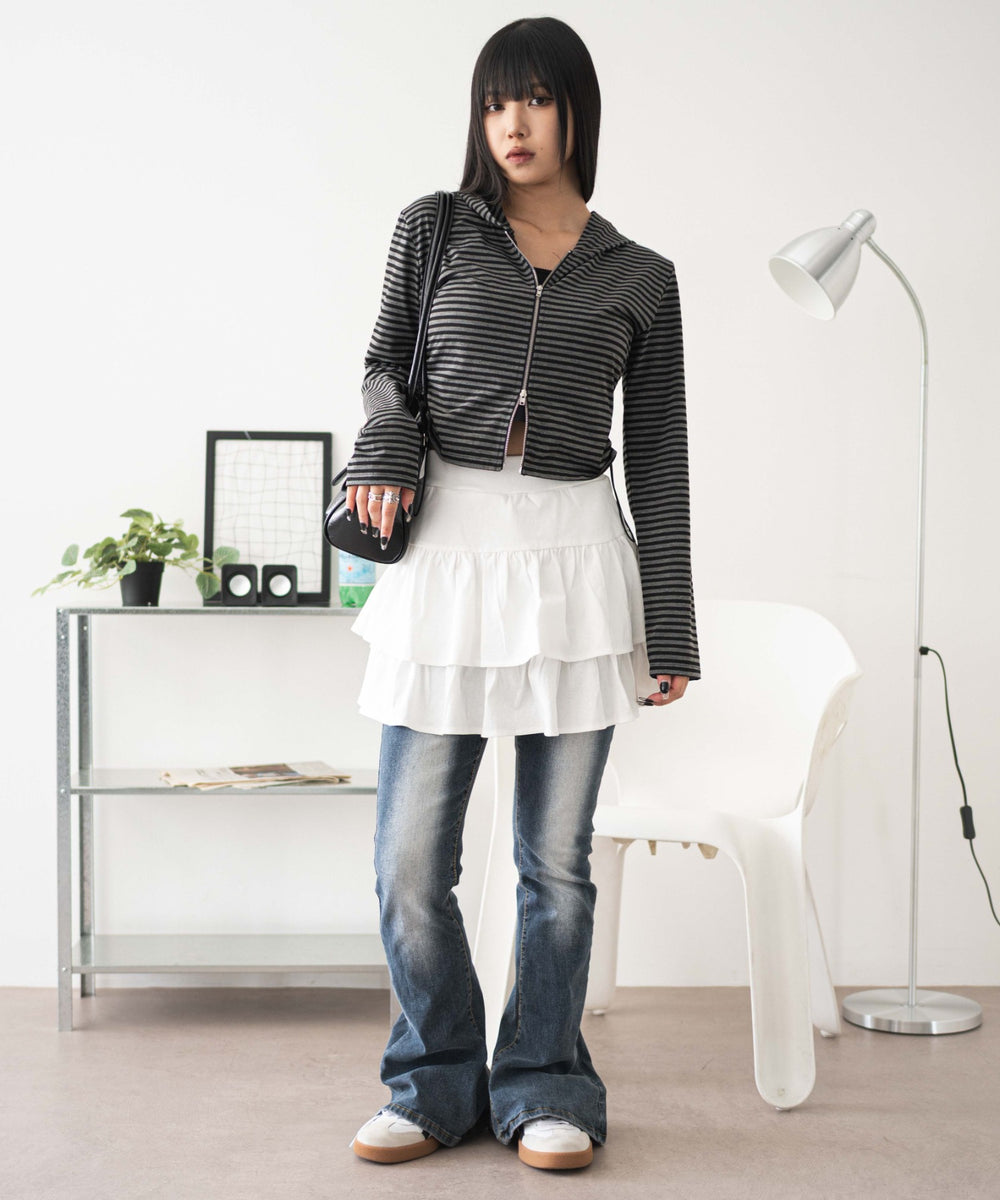 ホワイト モデル：160cm F着用