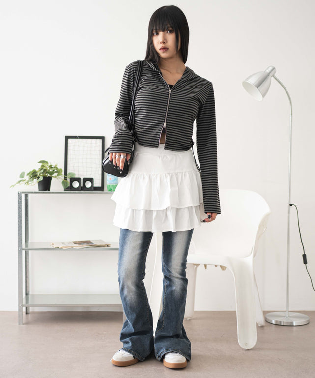 ホワイト モデル：160cm F着用