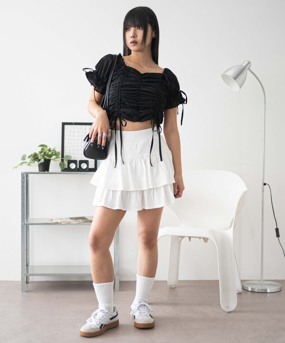 ホワイト モデル：160cm F着用