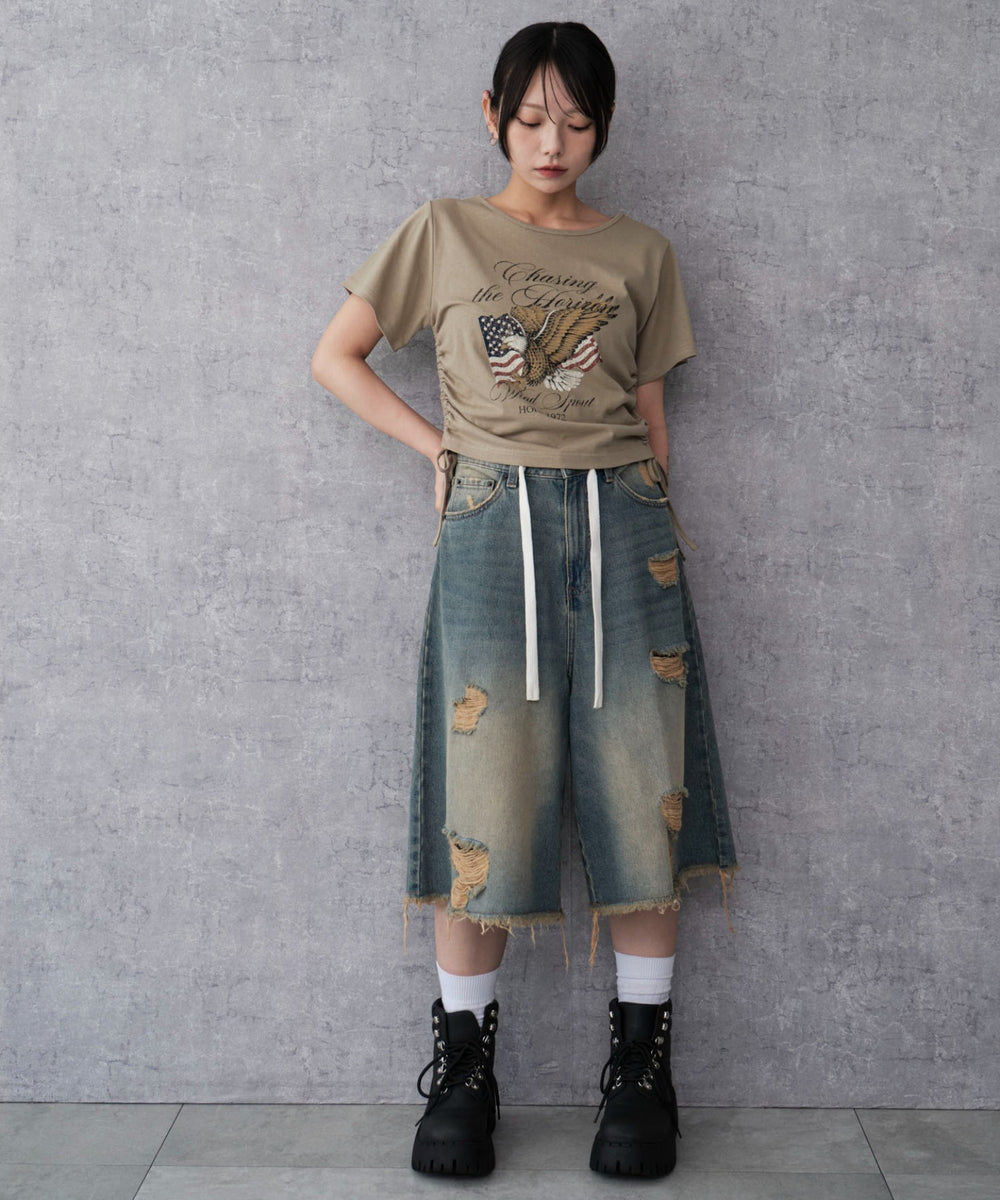 ベージュ モデル：159cm F着用