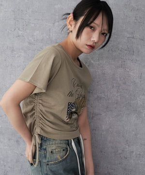 ベージュ モデル：159cm F着用