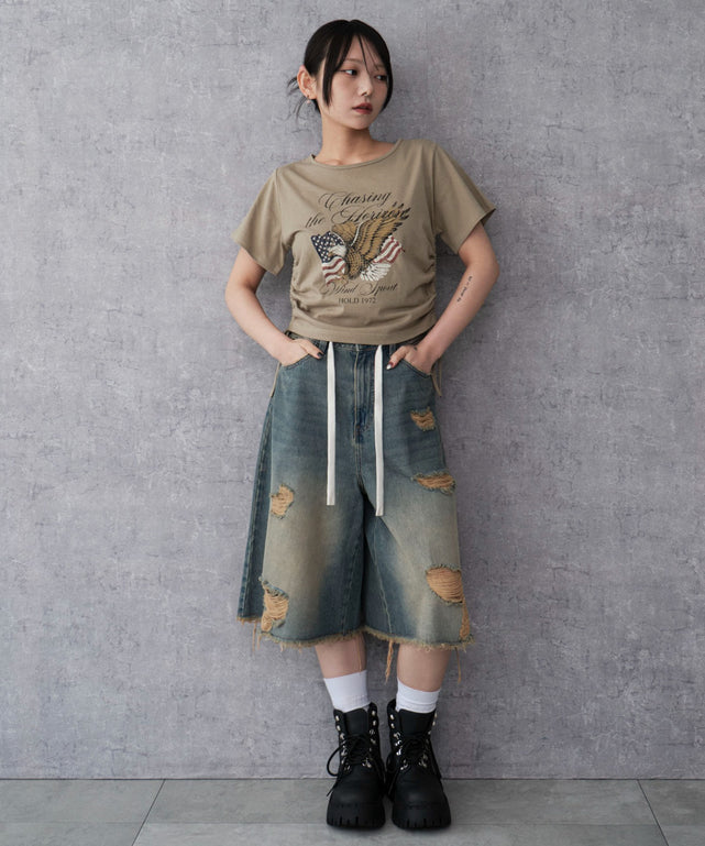 ベージュ モデル：159cm F着用