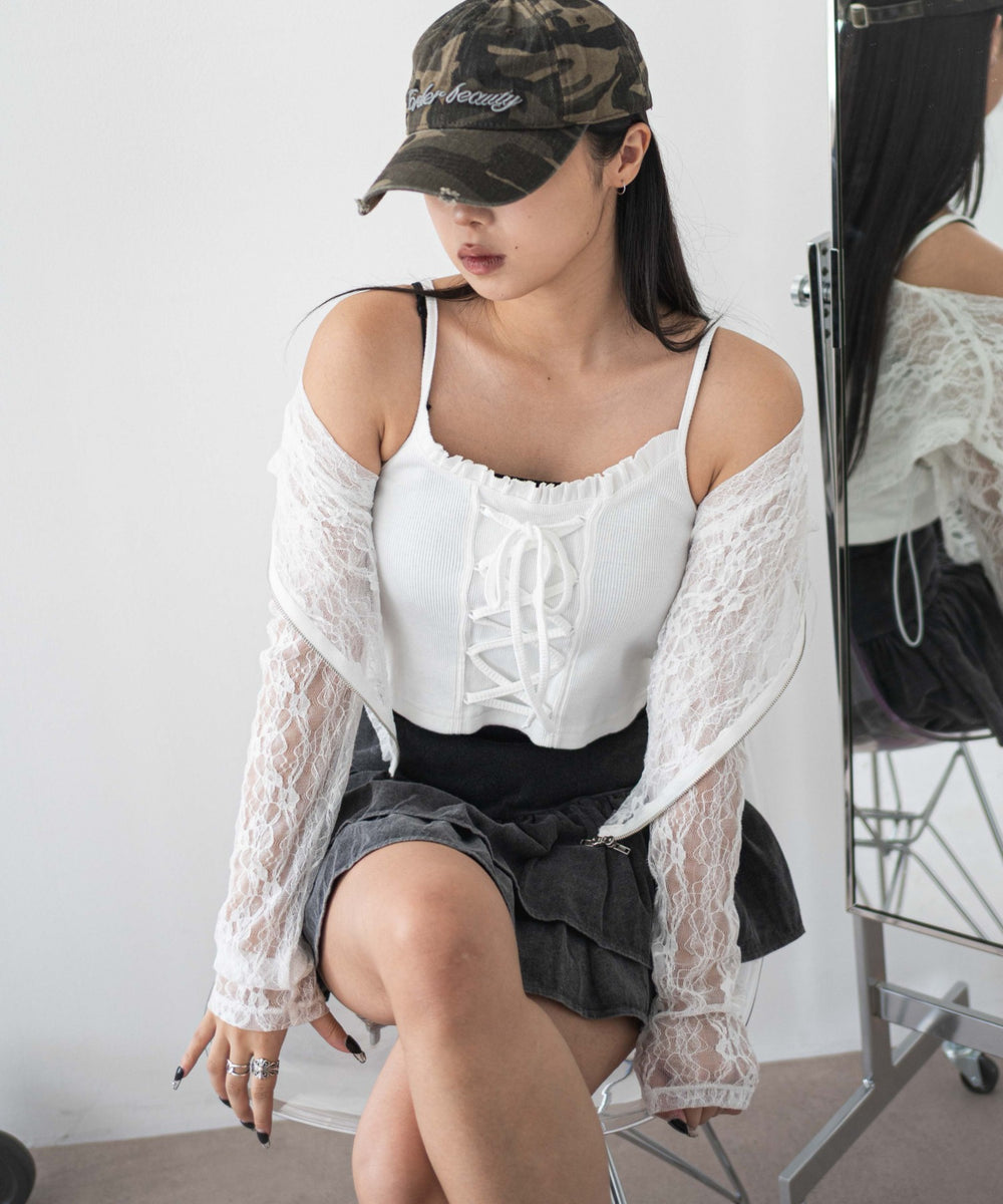 ホワイト モデル：160cm F着用