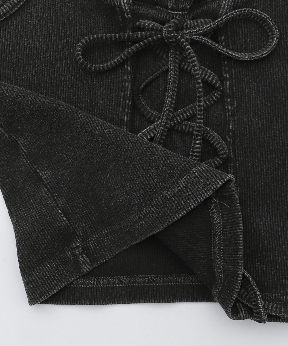 レースアップデザインキャミ