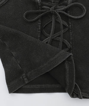 レースアップデザインキャミ