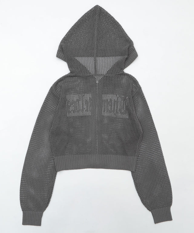 ジャガードメッシュパーカー