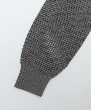 ジャガードメッシュパーカー