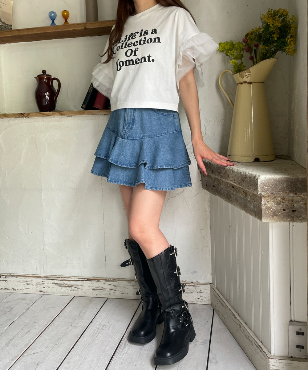 ホワイト　モデル:155cm F着用