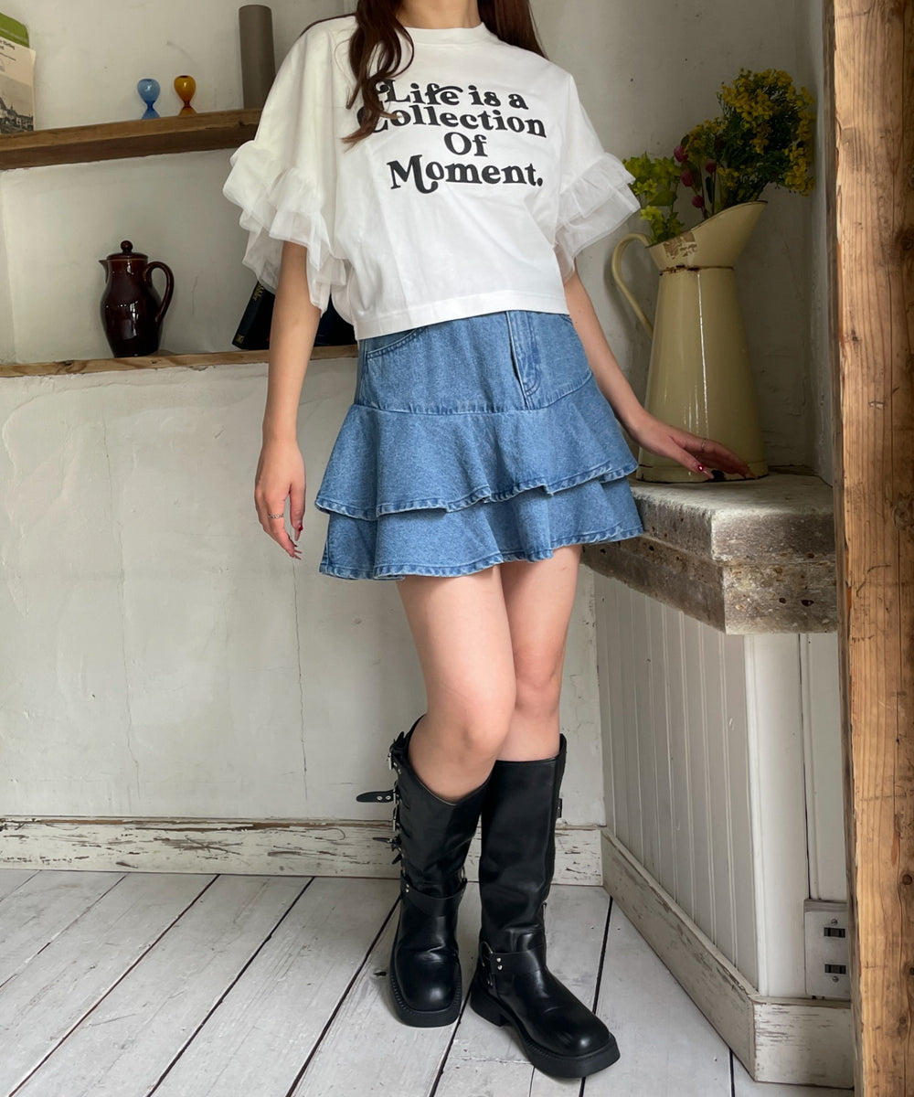 ホワイト　モデル:155cm F着用