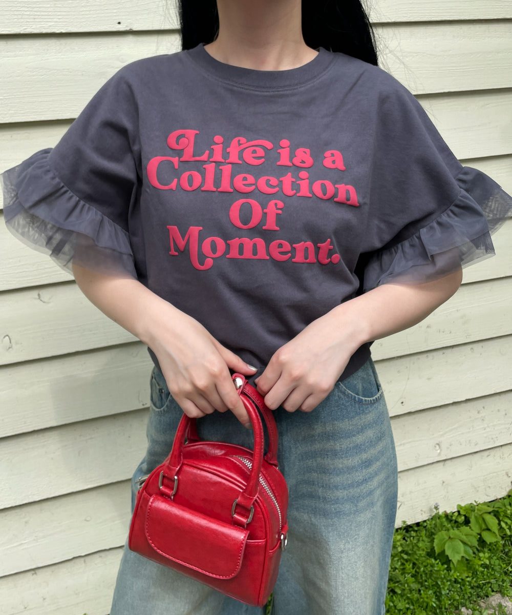 杢グレー　モデル:155cm F着用