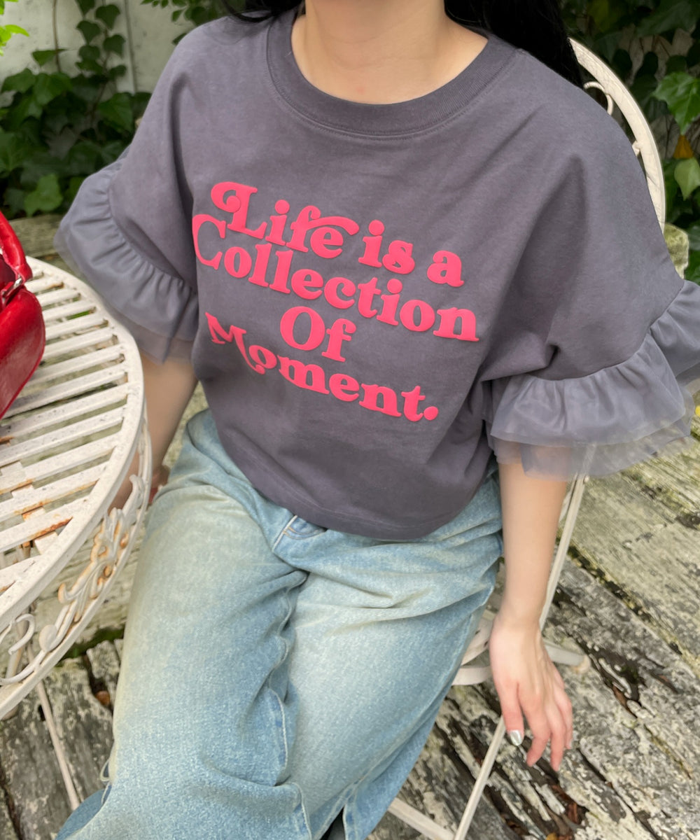 杢グレー　モデル:155cm F着用