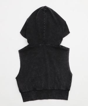 ノースリーブジップパーカー