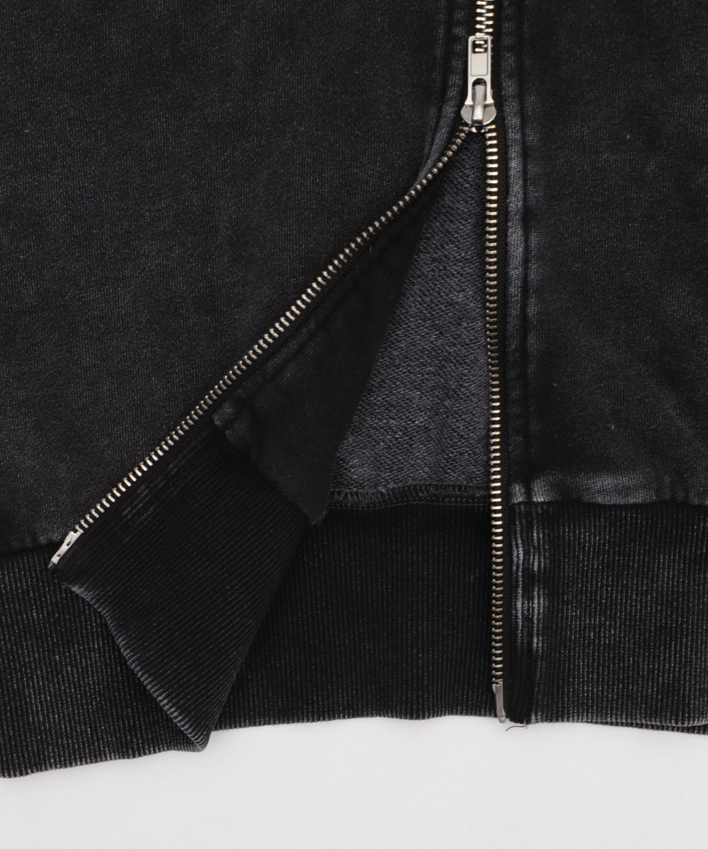 ノースリーブジップパーカー