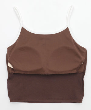 ワンポイント刺繍キャミ