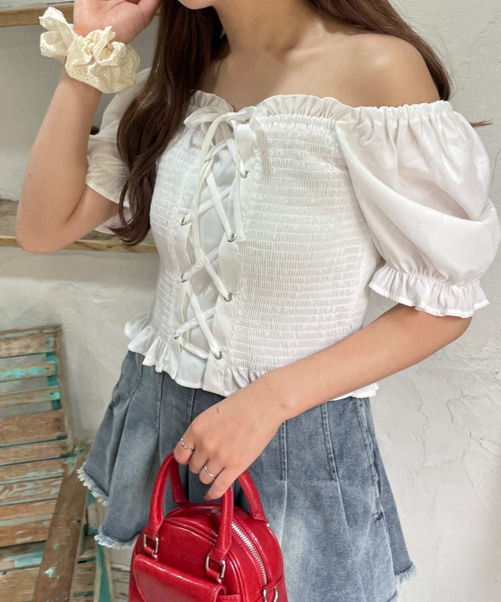 ホワイト　モデル:155cm F着用