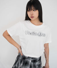 グラフィックドロストショートT