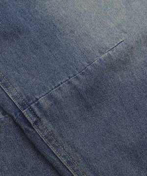 サマーデニムバレルレッグパンツ