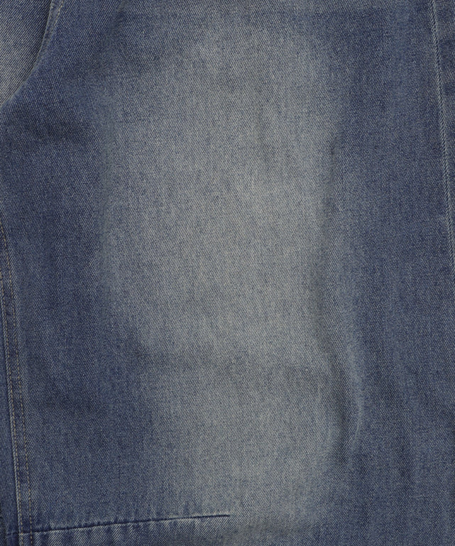 サマーデニムバレルレッグパンツ