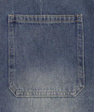 サマーデニムバレルレッグパンツ