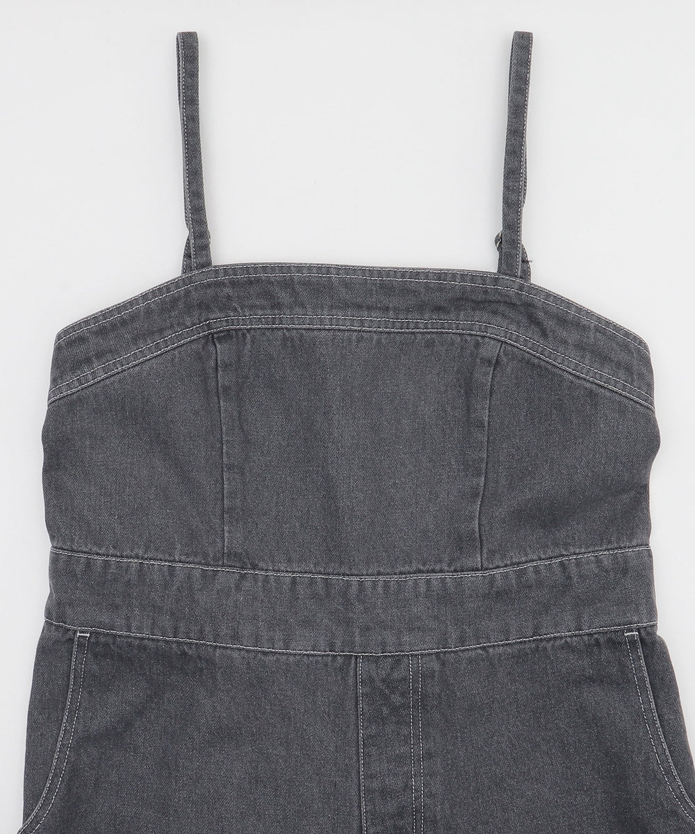 デニムサロペット