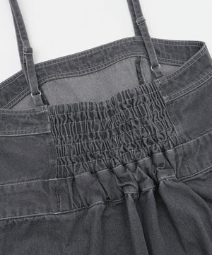 デニムサロペット