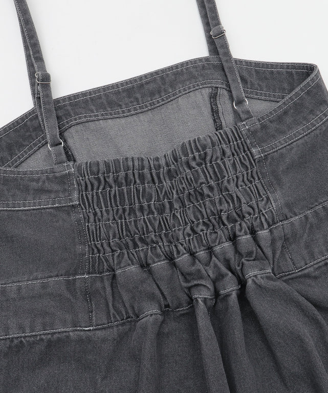 デニムサロペット